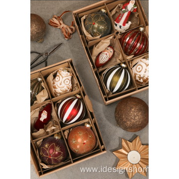 Traditional Christmas Ball Ornaments Decorative Balls